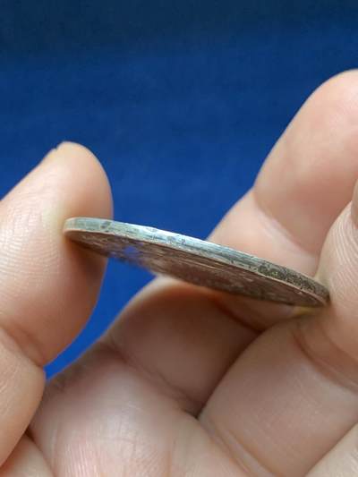 《竞宝斋》第485场 周日，周一，周二 3场连拍 （全场包邮）20级店铺 欢迎送拍 法国尚贝里园艺协会纪念银章 20.25克 35.5mm 丰饶角银标