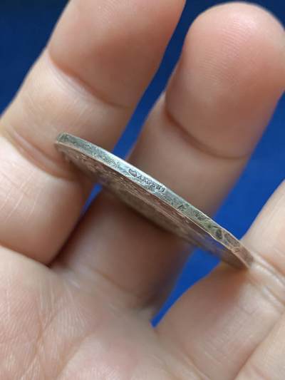 《竞宝斋》第485场 周日，周一，周二 3场连拍 （全场包邮）20级店铺 欢迎送拍 法国尚贝里园艺协会纪念银章 20.25克 35.5mm 丰饶角银标