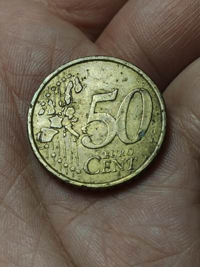 2026年第四十八场(总第二百一十七场）外国好品散币场(免佣金) 意大利🇮🇹2002年50欧分(第一版欧洲地图首发年)