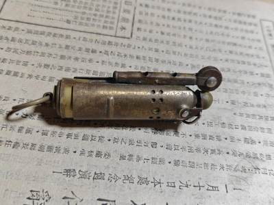 勋章徽章奖章纪念章杂项拍卖 抗战铜制子弹头火机