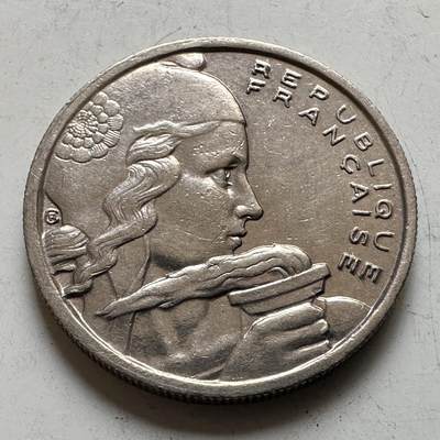 🌹外币初藏🌹🐯2026年第47场   每周二四六晚8️⃣点  世界硬币  - 法国1955年100法郎