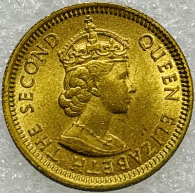 文馨钱币收藏第 302 场，国外回流老铜币，中东阿拉伯地区，拉美等国货币，30 号 1 号二连拍，长期接代拍业务，预计 4 月 4-5 号发货 原铜光品相 1967 年英属香港五仙铜币