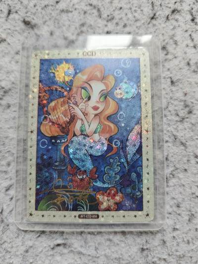 【随心含颖卡拍58期】卡游/集卡社/卡卡沃 抽卡机专场拍卖【无佣金】 万漫社 童话 美人鱼印签一张 特别可爱