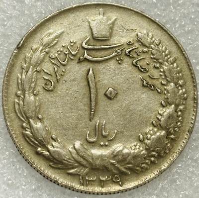 文馨钱币收藏第 302 场，国外回流老铜币，中东阿拉伯地区，拉美等国货币，30 号 1 号二连拍，长期接代拍业务，预计 4 月 4-5 号发货 伊朗巴列维王朝狮子持刀 10 里亚尔