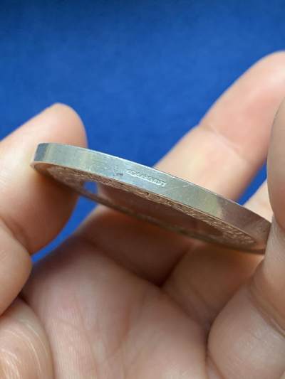 《竞宝斋》第485场 周日，周一，周二 3场连拍 （全场包邮）20级店铺 欢迎送拍 法国联合火灾保险公司银章，50.4g，45mm，丰饶角1argent边铭