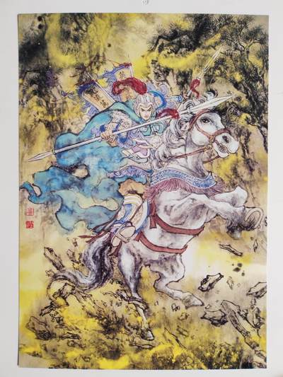 第114期阳大大卡牌拍卖第114期（持续收拍品，周五晚上九点截拍，进群福利早知道） 【A4五虎】莹彩意 墨染水浒 水浒五虎 大卡5张