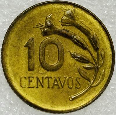 文馨钱币收藏第 302 场，国外回流老铜币，中东阿拉伯地区，拉美等国货币，30 号 1 号二连拍，长期接代拍业务，预计 4 月 4-5 号发货 1967 年秘鲁 10 分铜币