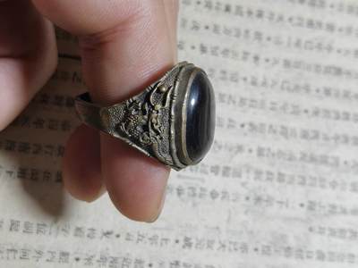 勋章徽章奖章纪念章杂项拍卖 二战援华美军定制龙纹戒指