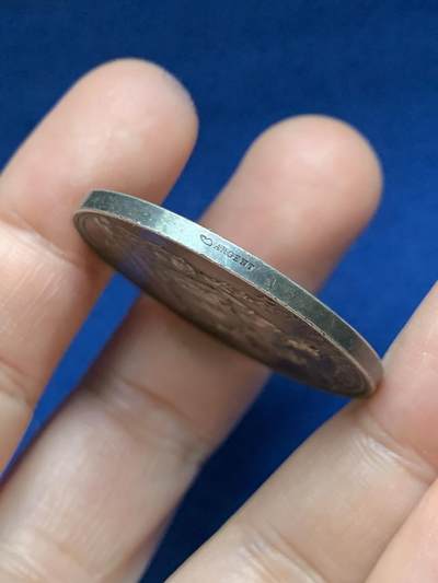 《竞宝斋》第485场 周日，周一，周二 3场连拍 （全场包邮）20级店铺 欢迎送拍 法国人寿保险公司纪念银章，22.15g，36.6mm，丰饶角银标。