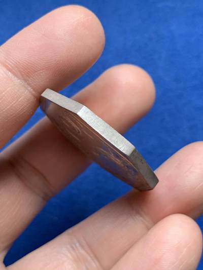 《竞宝斋》第485场 周日，周一，周二 3场连拍 （全场包邮）20级店铺 欢迎送拍 法国巴黎药学院八角银质jeton，希波克拉底头像，17.14g，33.8mm，早期无边铭