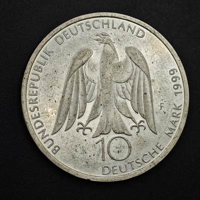 【淘币小摊】实时拍第九百零二拍   银币场    每周一统一发货 德国1999年歌德诞辰250周年10马克银币