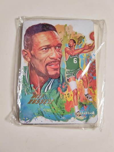 第114期阳大大卡牌拍卖第114期（持续收拍品，周五晚上九点截拍，进群福利早知道） 阿毛手绘 nba球星卡第三弹 9张