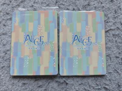 【随心含颖卡拍58期】卡游/集卡社/卡卡沃 抽卡机专场拍卖【无佣金】 万漫社 爱丽丝印签两张