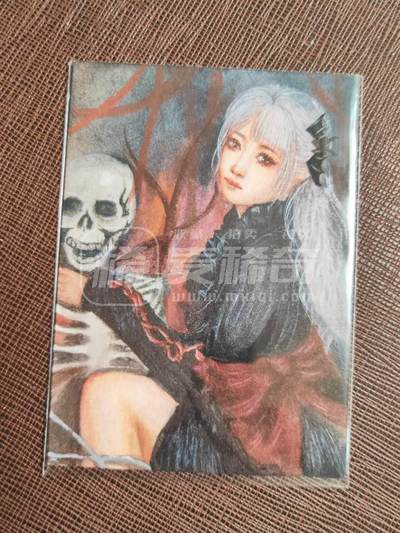 第114期阳大大卡牌拍卖第114期（持续收拍品，周五晚上九点截拍，进群福利早知道） - 【手绘卡】浅浅  白骨夫人 手绘盒里拆出 绝色手绘卡1/1