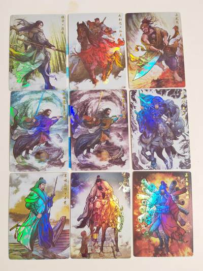 第114期阳大大卡牌拍卖第114期（持续收拍品，周五晚上九点截拍，进群福利早知道） 【彩闪】卡德曼 张建东水浒 彩闪31张