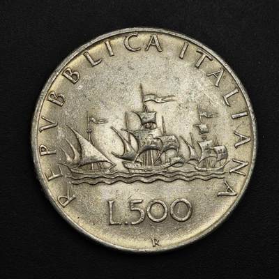 【淘币小摊】实时拍第九百零二拍   银币场    每周一统一发货 意大利1966年帆船女神500里拉银币