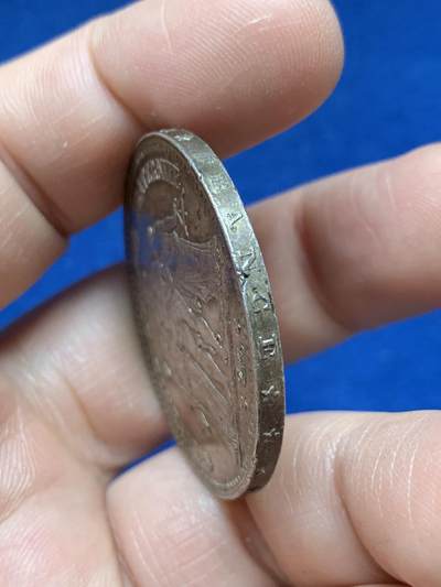 《竞宝斋》第484场 周日，周一，周二 3场连拍 （全场包邮）20级店铺 欢迎送拍 法国1873年大力神5法郎银币