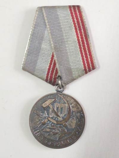 韵星假日军品类拍卖第56期  -- Rimey Holidays Militaria Auction 56 - 苏联退休劳动者奖章
