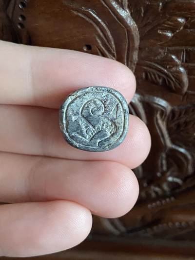 美品钱币古珠杂项拍卖-第1场/20260429 - 南阿拉伯卡塔班王国千年黑石印珠 距今约2100-2400年 精品