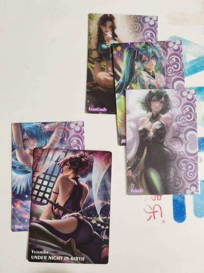 第114期阳大大卡牌拍卖第114期（持续收拍品，周五晚上九点截拍，进群福利早知道） 藏无缺璇哥 动漫美女粗闪5张