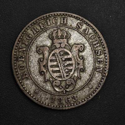 【淘币小摊】实时拍第九百零二拍   银币场    每周一统一发货 德国萨克森1863年20芬妮银币