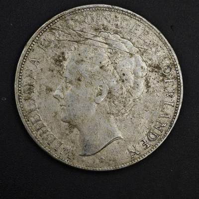 【淘币小摊】实时拍第九百零二拍   银币场    每周一统一发货 荷兰1931年威廉明娜女王2.5盾银币