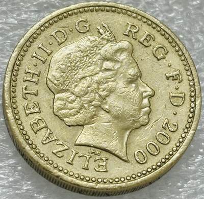 文馨钱币收藏第 302 场，国外回流老铜币，中东阿拉伯地区，拉美等国货币，30 号 1 号二连拍，长期接代拍业务，预计 4 月 4-5 号发货 2000 年千禧年英国红龙 1 磅