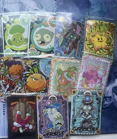 【随心含颖卡拍58期】卡游/集卡社/卡卡沃 抽卡机专场拍卖【无佣金】 卡游 植物大战僵尸 12张