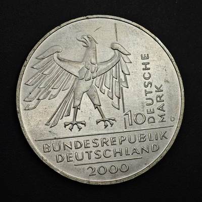 【淘币小摊】实时拍第九百零二拍   银币场    每周一统一发货 德国2000年德国统一十周年10马克银币