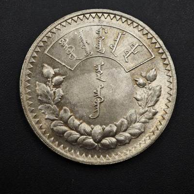 【淘币小摊】实时拍第九百零二拍   银币场    每周一统一发货 蒙古1925年1图格里克银币