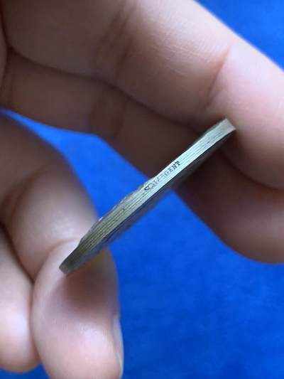 《竞宝斋》第484场 周日，周一，周二 3场连拍 （全场包邮）20级店铺 欢迎送拍 法国战争部长颁发银质纪念章 23克 35.6mm 丰饶角1银标 带盒