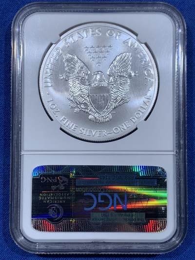 《竞宝斋》第484场 周日，周一，周二 3场连拍 （全场包邮）20级店铺 欢迎送拍 NGC MS70 美国2012年自由行走女神鹰洋银币 美国旧金山金门大桥标签 早期评级 状态极好 冠军分