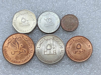 第一海外回流一元起拍收藏 散集专场  第313期 阿联酋硬币 6枚