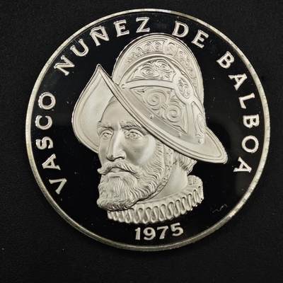 【淘币小摊】实时拍第九百零二拍   银币场    每周一统一发货 巴拿马1975年1巴波亚精制银币