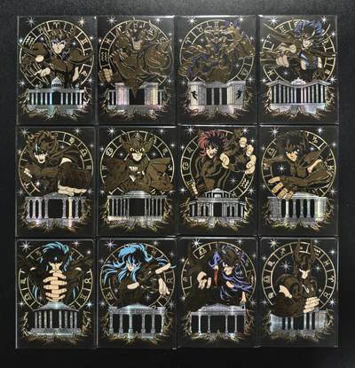 天玑星卡拍第191期《4.27周一截拍》持续收拍收评中 满赠卡需备注 - 京珞卡牌 圣斗士星矢 黄金圣斗士 纱布闪 12张 自制卡