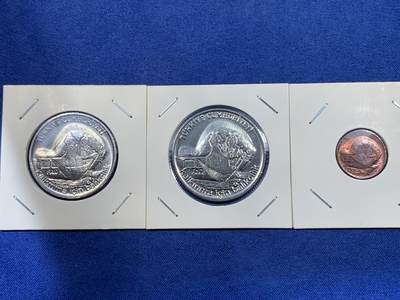 《竞宝斋》第484场 周日，周一，周二 3场连拍 （全场包邮）20级店铺 欢迎送拍 三枚一组 土耳其1980年捕鱼F.A.O纪念币