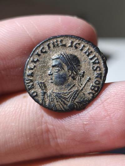 星盘世界钱币 5.2年度精品币大拍 一周年抽奖活动 罗马帝国钱币  小李锡尼（李锡尼二世）  富利铜币  公元317–320年  安条克造币厂
