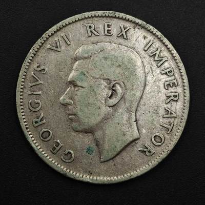 【淘币小摊】实时拍第九百零二拍   银币场    每周一统一发货 南非1943年乔治六世2.5先令银币