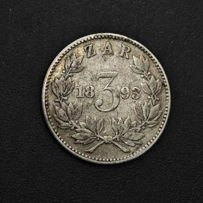 【淘币小摊】实时拍第九百零二拍   银币场    每周一统一发货 南非德兰士瓦1893年3便士银币