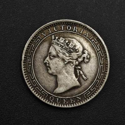 【淘币小摊】实时拍第九百零二拍   银币场    每周一统一发货 锡兰1893年维多利亚25分银币