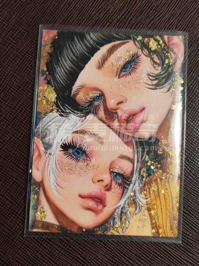 第114期阳大大卡牌拍卖第114期（持续收拍品，周五晚上九点截拍，进群福利早知道） - 【手绘卡】通通 双子座  手绘盒里拆出 绝色手绘卡1/1