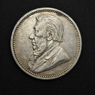 【淘币小摊】实时拍第九百零二拍   银币场    每周一统一发货 南非德兰士瓦1895年6便士银币