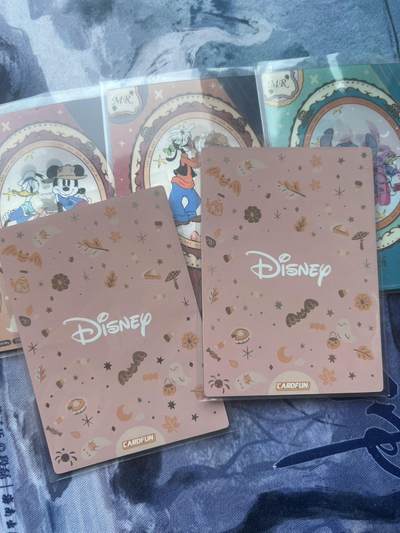 【随心含颖卡拍58期】卡游/集卡社/卡卡沃 抽卡机专场拍卖【无佣金】 集卡社 迪士尼 光栅卡 5张