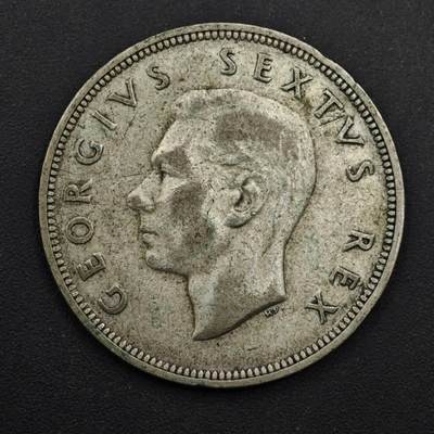 【淘币小摊】实时拍第九百零二拍   银币场    每周一统一发货 南非1952年乔治六世2.5先令银币