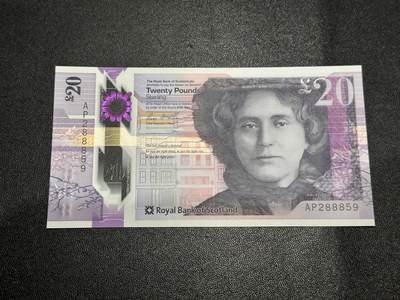 《外钞收藏家》第六百三十一期（五一假期场）（长期征集拍品、欢迎藏友们联系合作） 2019年苏格兰皇家银行20镑 全新UNC 无47