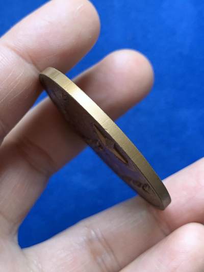 《竞宝斋》第484场 周日，周一，周二 3场连拍 （全场包邮）20级店铺 欢迎送拍 意大利伊莫拉市抵抗运动纪念章 36克 45.1mm 双面高浮雕