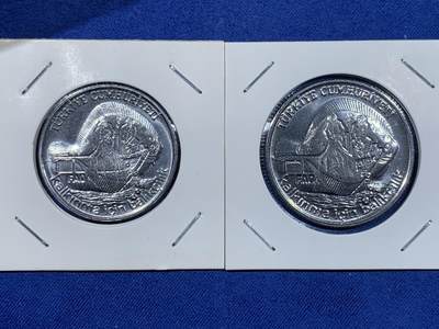 《竞宝斋》第484场 周日，周一，周二 3场连拍 （全场包邮）20级店铺 欢迎送拍 三枚一组 土耳其1980年捕鱼F.A.O纪念币