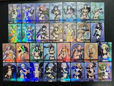 天玑星卡拍第191期《4.27周一截拍》持续收拍收评中 满赠卡需备注 - 骁骑营卡牌 圣斗士女主 彩闪 30张 目前全套