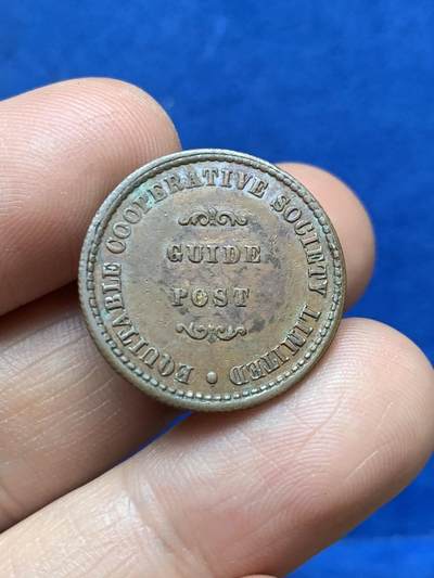 《竞宝斋》第484场 周日，周一，周二 3场连拍 （全场包邮）20级店铺 欢迎送拍 两枚一组 铜代币 1便士+1/2索维林