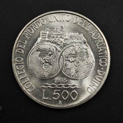 【淘币小摊】实时拍第九百零二拍   银币场    每周一统一发货 意大利1985年500里拉银币